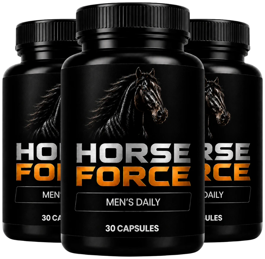 Three Horse Force Men's Daily bottles